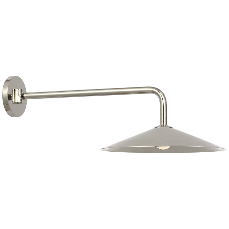 Visual Comfort Signature AL 2031PN-PN LED Wall Sconce, Polished Nickel