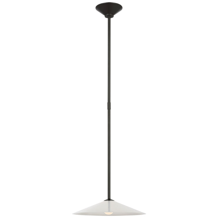 Visual Comfort Signature AL 5030MI-WG LED Pendant, Modern Iron