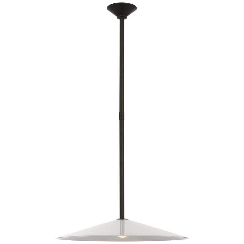 Visual Comfort Signature AL 5031MI-WG LED Pendant, Modern Iron