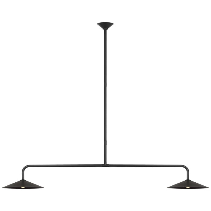 Visual Comfort Signature AL 5035MI-MI LED Pendant, Modern Iron
