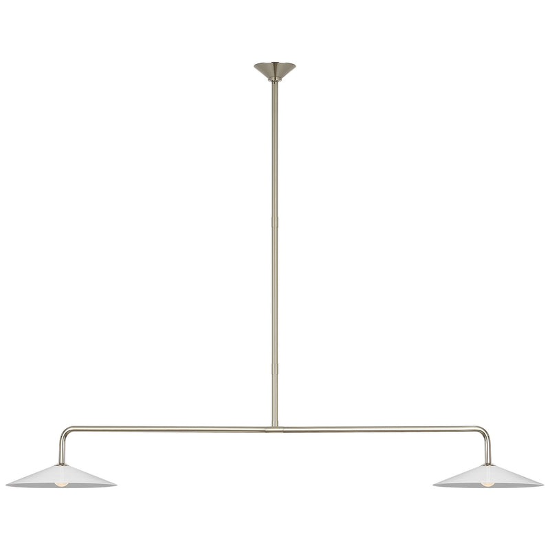 Visual Comfort Signature AL 5035PN-WG LED Pendant, Polished Nickel
