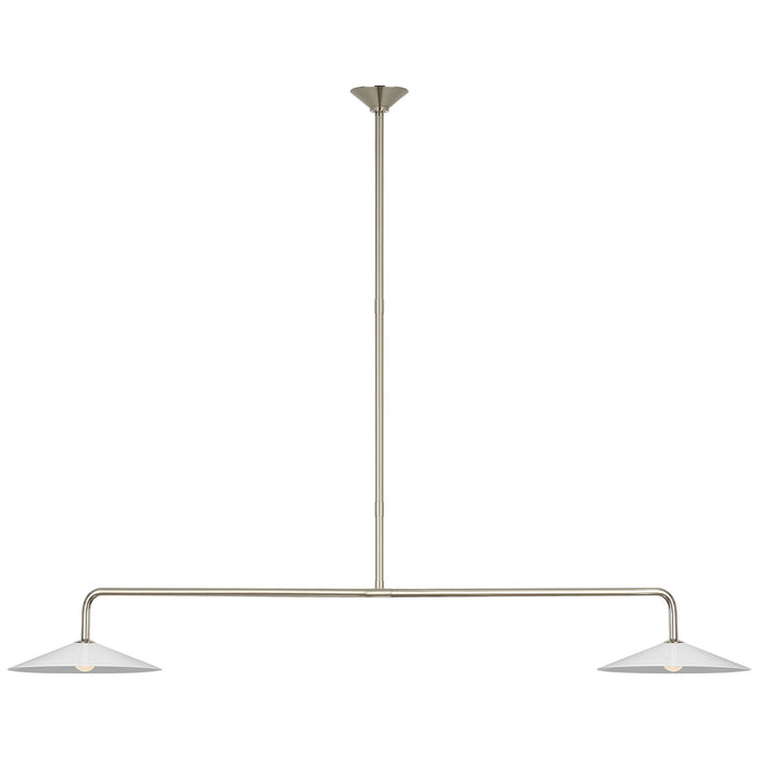 Visual Comfort Signature AL 5035PN-WG LED Pendant, Polished Nickel