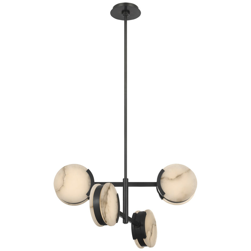Visual Comfort Signature KW 5606BZ-ALB LED Semi-Flush Mount, Bronze