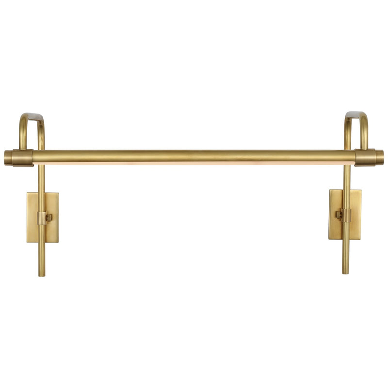 Visual Comfort Signature TOB 2611HAB LED Picture Light, Hand-Rubbed Antique Brass