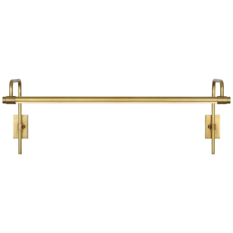Visual Comfort Signature TOB 2612HAB LED Picture Light, Hand-Rubbed Antique Brass