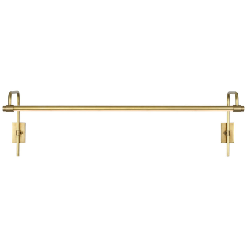 Visual Comfort Signature TOB 2613HAB LED Picture Light, Hand-Rubbed Antique Brass