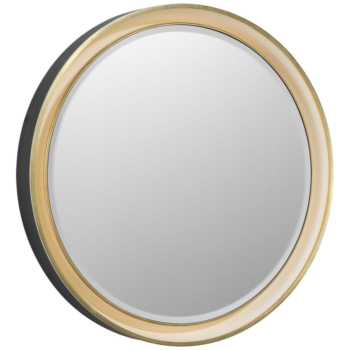Visual Comfort Signature TOB 2960MI/G LED Mirror, Modern Iron and Gild