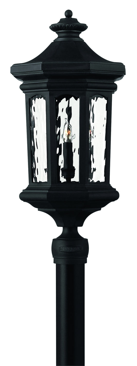 Hinkley 1601MB LED Post Top/ Pier Mount, Museum Black