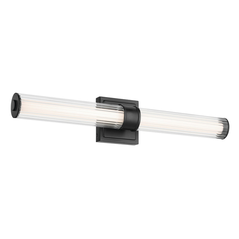 Kichler 55196BKLED LED Linear Bath, Black