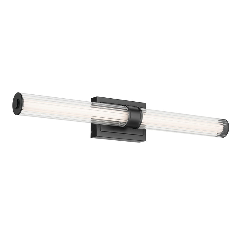 Kichler 55197BKLED LED Linear Bath, Black