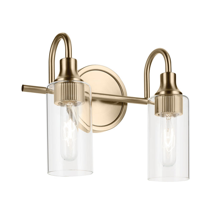 Kichler 55210CPZ Two Light Bath, Champagne Bronze