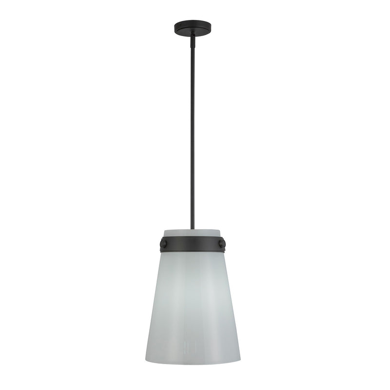 Artcraft AC10640BK One Light Pendant, Black