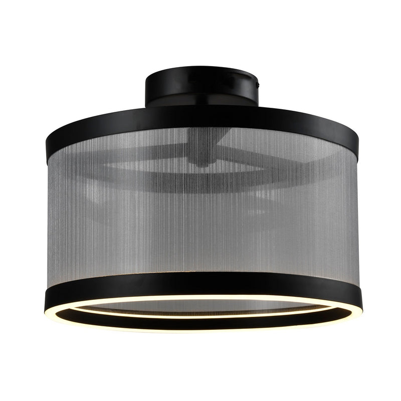 Artcraft AC11893SL LED Semi Flush Mount, Silver