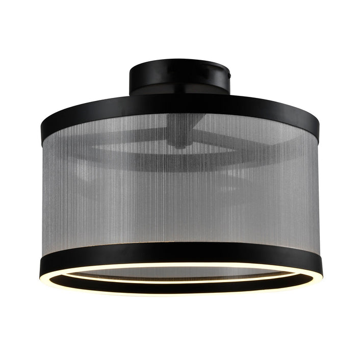 Artcraft AC11893SL LED Semi Flush Mount, Silver