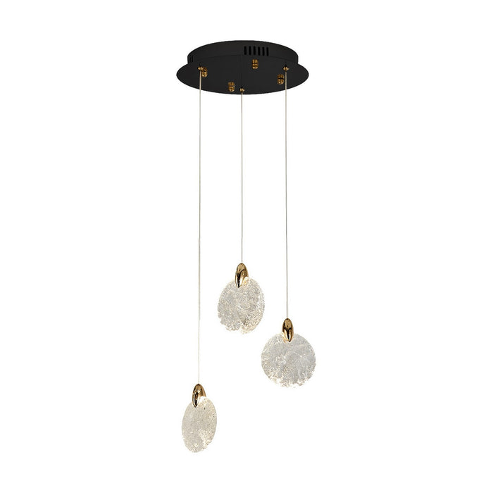 Artcraft AC12151BB LED Pendant, Satin Brass