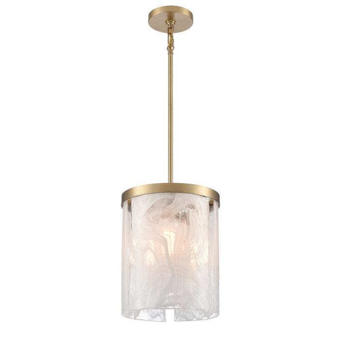 Artcraft AC12170BR Three Light Pendant, Brass