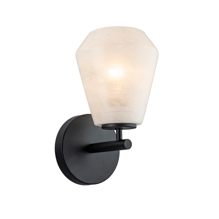 Artcraft AC12181BK One Light Wall Sconce, Black