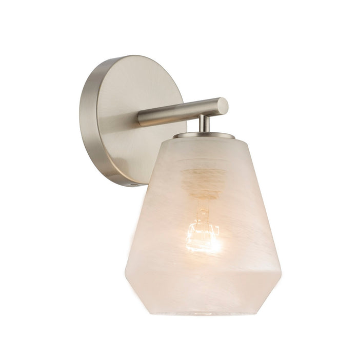Artcraft AC12181BN One Light Wall Sconce, Brushed Nickel