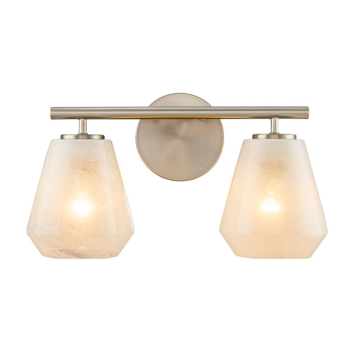 Artcraft AC12182BN Two Light Bathroom Vanity, Brushed Nickel