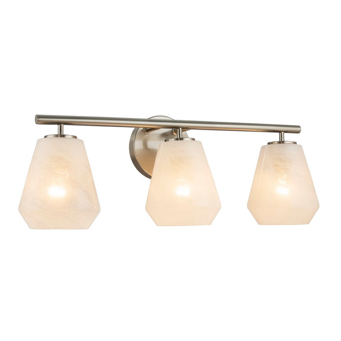 Artcraft AC12183BN Three Light Bathroom Vanity, Brushed Nickel