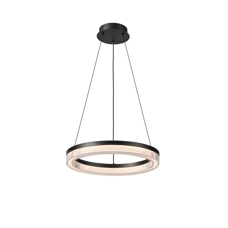 Artcraft AC6831BK LED Pendant, Black