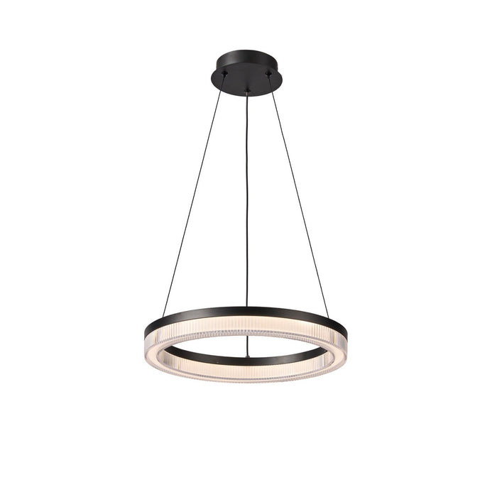 Artcraft AC6831BK LED Pendant, Black