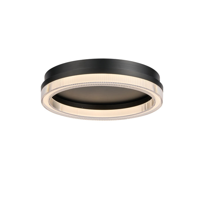 Artcraft AC6833BK LED Flush Mount, Black