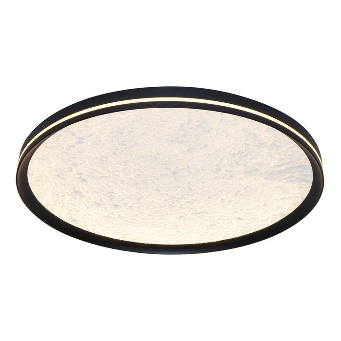 Artcraft AC6873BK LED Flush Mount, Black