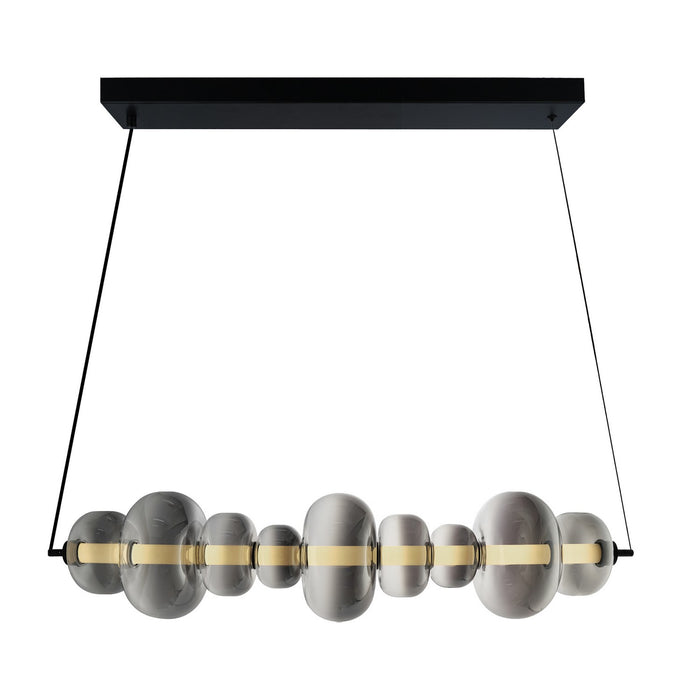 Artcraft AC6911SM LED Island Pendant, Black