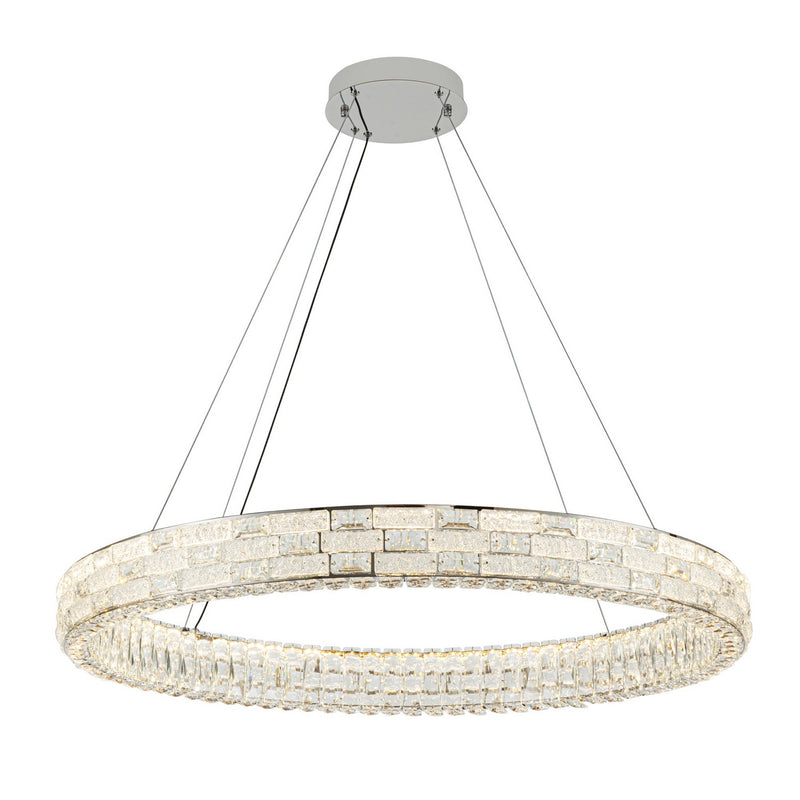 Artcraft AC6923PN LED Chandelier, Chrome