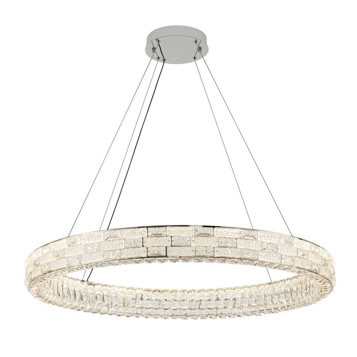 Artcraft AC6923PN LED Chandelier, Chrome