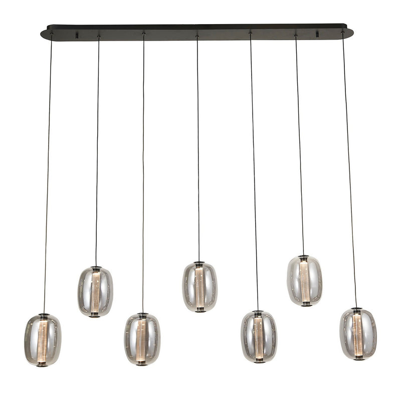 Artcraft AC6957SM LED Island Pendant, Black