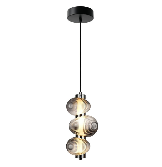 Artcraft AC7800CH LED Pendant, Chrome