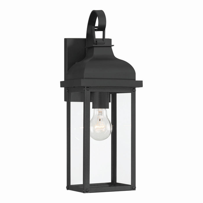 Artcraft AC8181BK One Light Outdoor Wall Sconce, Black