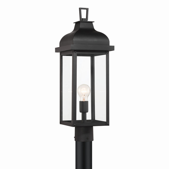Artcraft AC8183BK One Light Outdoor Post Mount, Black