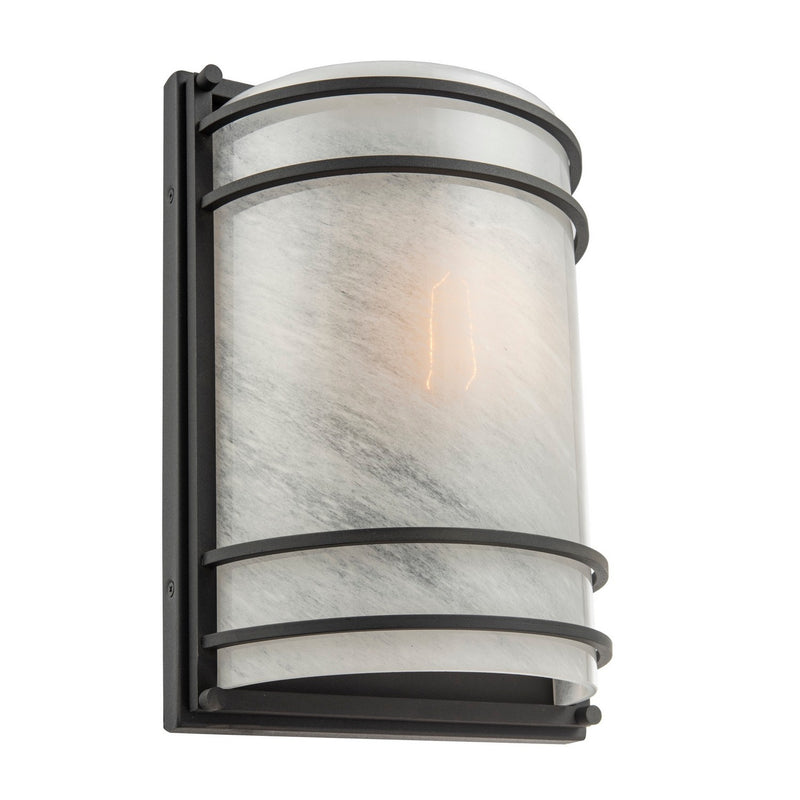Artcraft AC8728BK One Light Outdoor Wall Sconce, Black