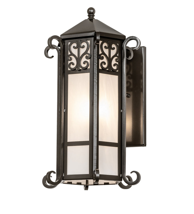 Meyda Tiffany 238493 Three Light Wall Sconce, Exterior Oil Rubbed Bronze