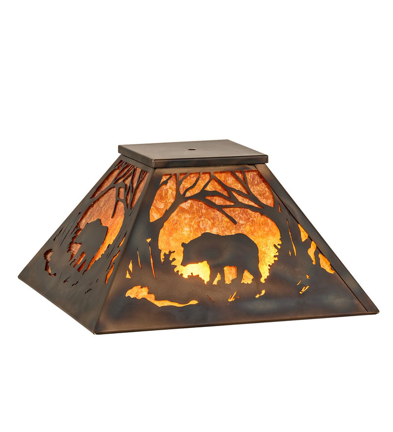 Meyda Tiffany 250383 Shade, Dark Burnished Antique Copper