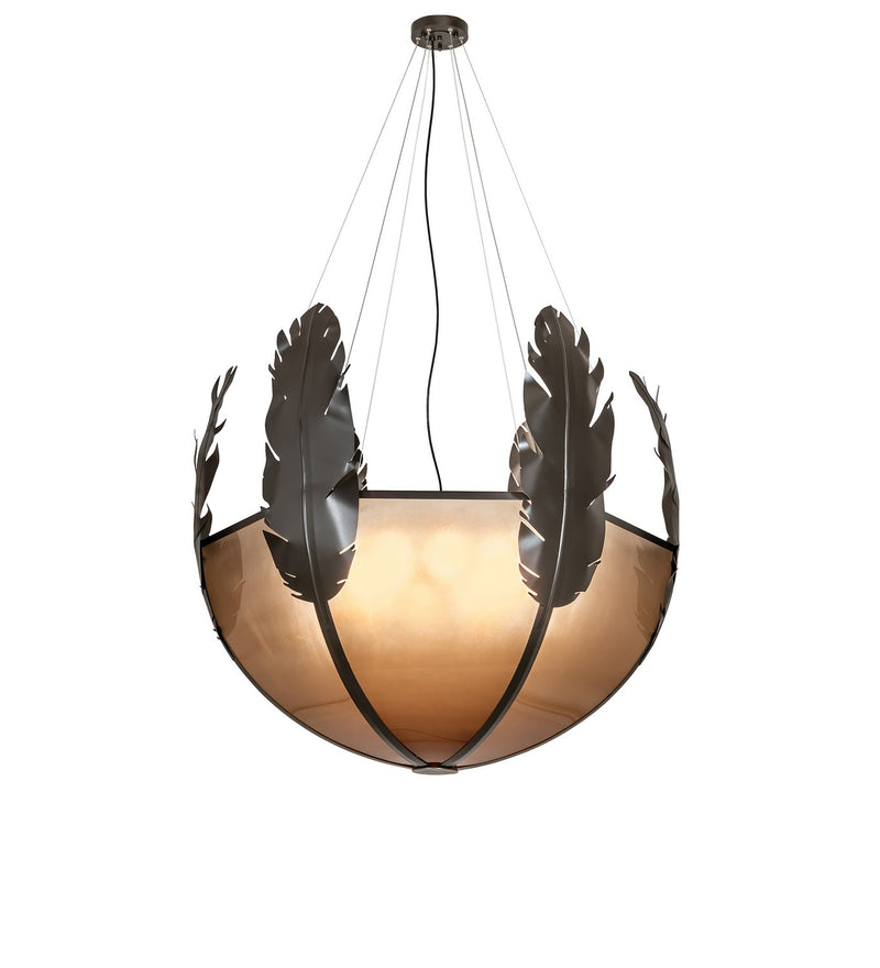 Meyda Tiffany 256600 LED Pendant, Statuary Bronze Metallic
