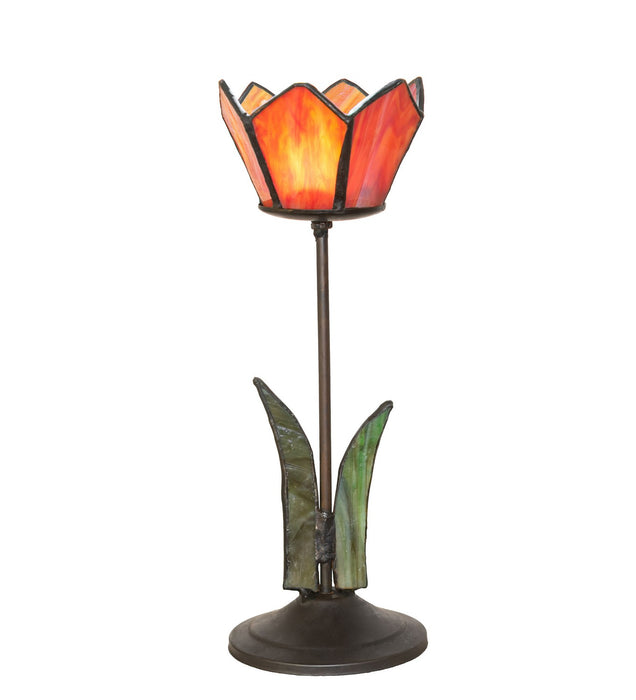 Meyda Tiffany 265194 Tealight Holder, Craftsman Brown