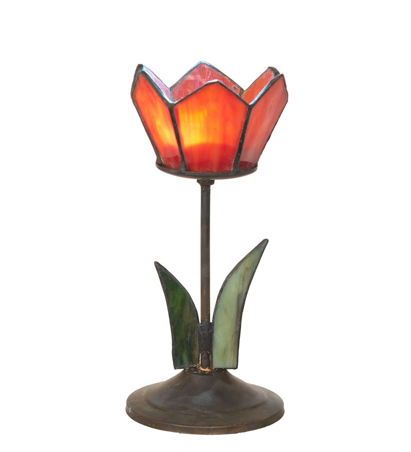 Meyda Tiffany 265197 Tealight Holder, Craftsman Brown