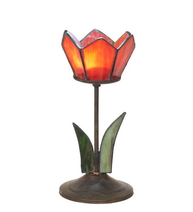 Meyda Tiffany 265197 Tealight Holder, Craftsman Brown