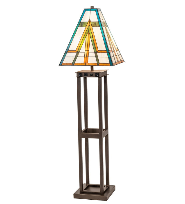 Meyda Tiffany 269733 Two Light Floor Lamp, Tyler Bronze