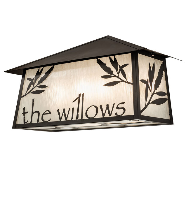 Meyda Tiffany 274716 Six Light Wall Sconce, Craftsman Brown