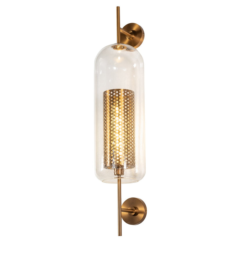 Meyda Tiffany 275273 LED Wall Sconce, Antique Brass