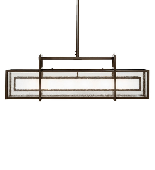 Meyda Tiffany 275555 Six Light Pendant, Timeless Bronze