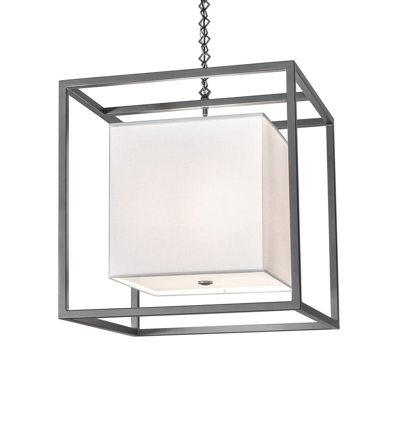 Meyda Tiffany 275821 Four Light Pendant, Wrought Iron