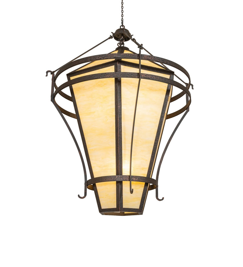 Meyda Tiffany 276330 12 Light Pendant, Blackened Textured Copper