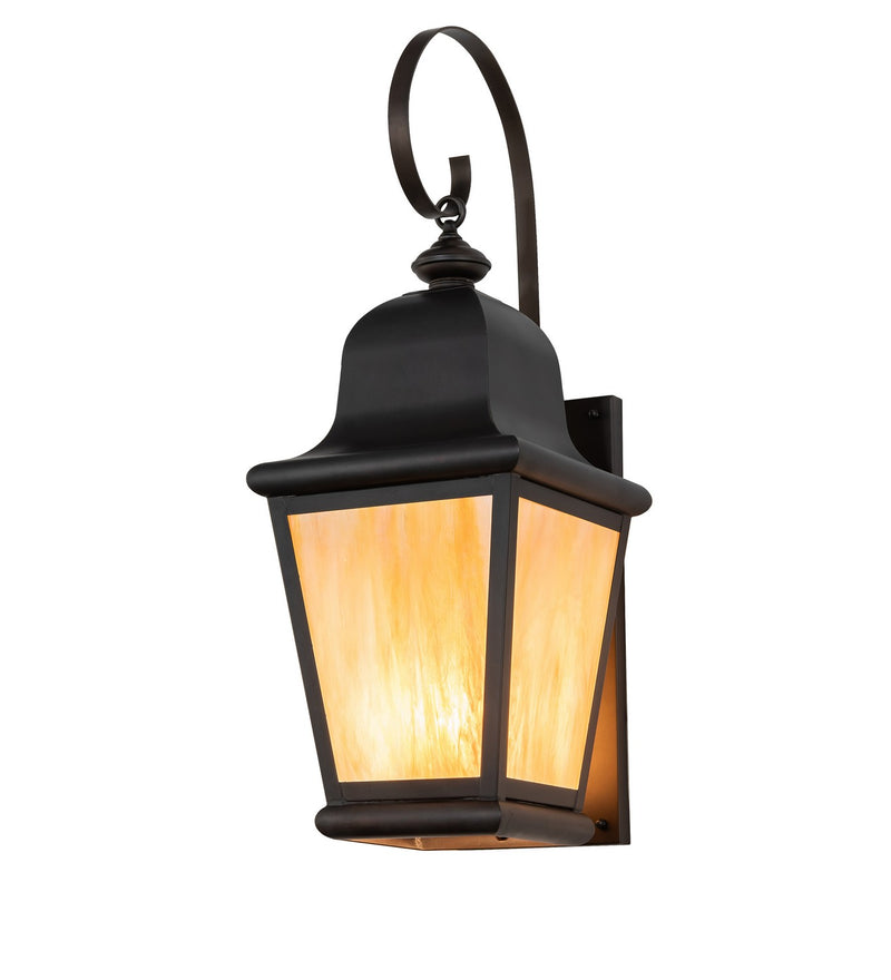 Meyda Tiffany 276713 Three Light Wall Sconce, Exterior Oil Rubbed Bronze