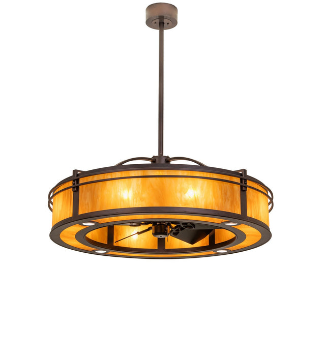 Meyda Tiffany 276943 12 Light Chandel-Air, Mahogany Bronze